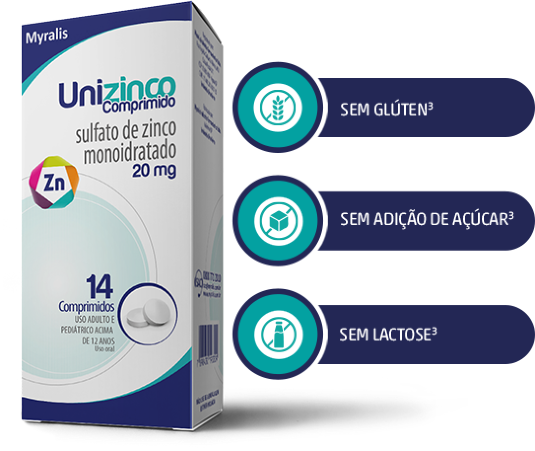 Unizinco com 100ml - Myralis